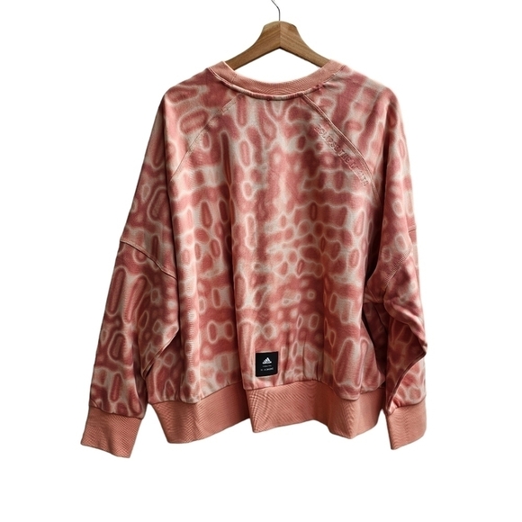 NWT Adidas x 11 Honoré Sweatshirt, Oversized, Halo Blush, 1X - Picture 3 of 16